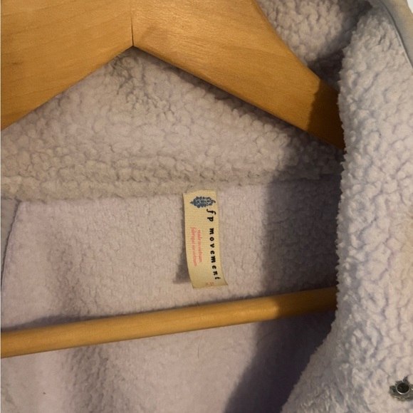Free People lilac Fleece Jacket - Picture 2 of 5